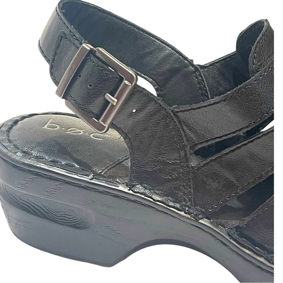 B.O.C. BORN CONCEPT BLACK FISHERMANS WOVEN SLINGBACK SANDALS SZ 9 MED EUC - Picture 11 of 11